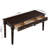 Caros Wooden Writing Desk, Dark Brown