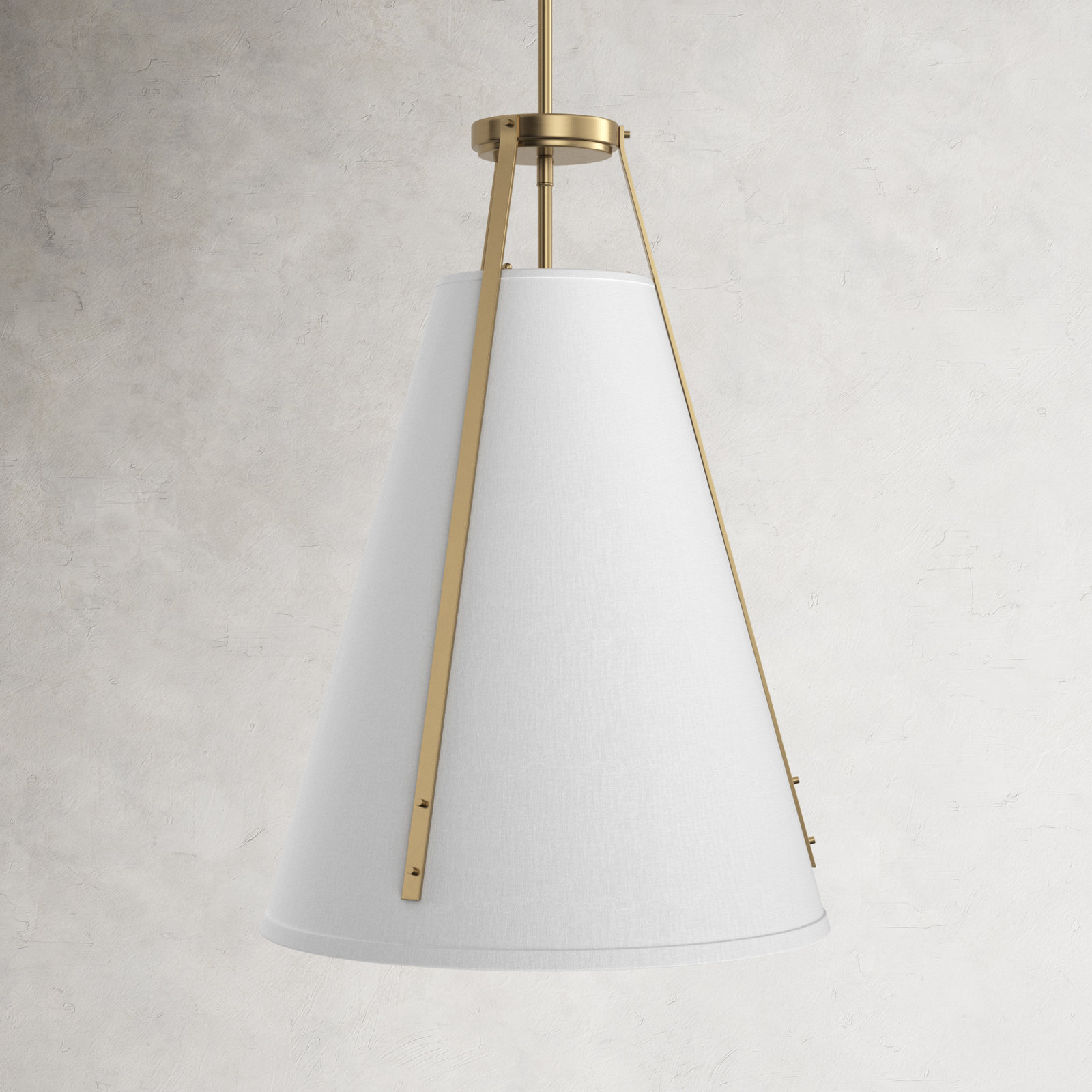 Gretel Dimmable 4 - Light Pendant, Warm Brass