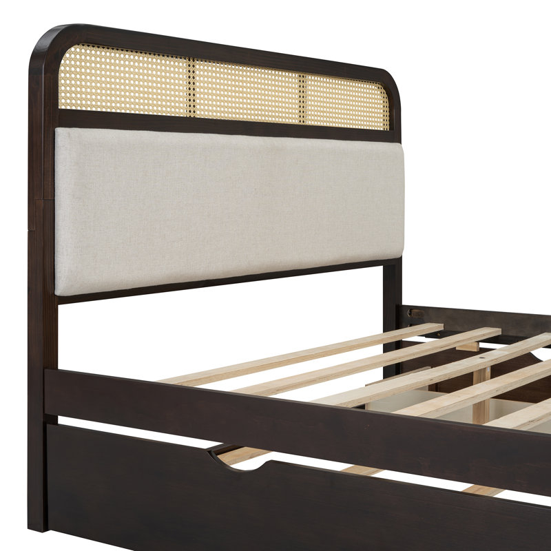 Lit plateforme Nyvor Rustic Modern