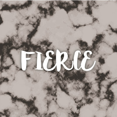 Asher Fierce Marble - Wrapped Canvas Print