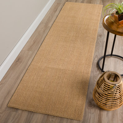 Tapis en laine crocheté à la main Dionne