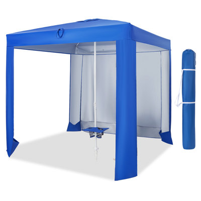 Tente de plage pour 4 personnes avec table pliante