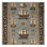 Machine Washable French Gray Area Rug