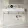 Claire 48" Double Basin Console Sink With Legs