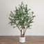 Artificial Grand Olive Tree in White Decorative Planter-2045042790