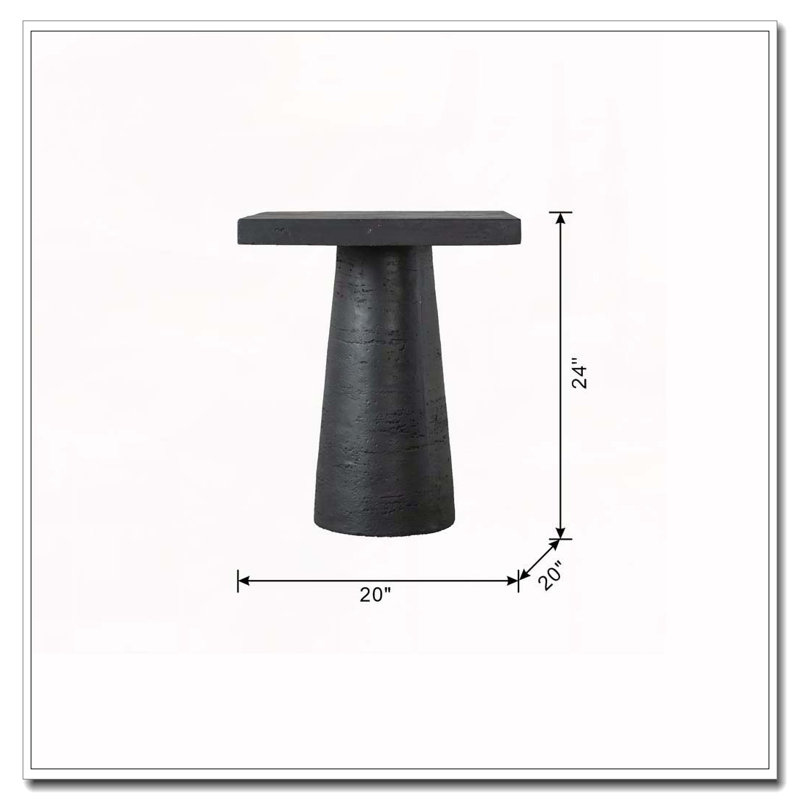Coffee Table with Pedestal Base