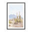 Mountain Cactus Scene, impression roulée-418687506-418687498