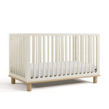 Sicily Deluxe 3-In-1 Convertible Crib With Bonus Toddler Guardrail