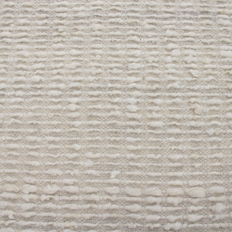 Handmade Beige Wool Rectangular 8' x 10' Area Rug