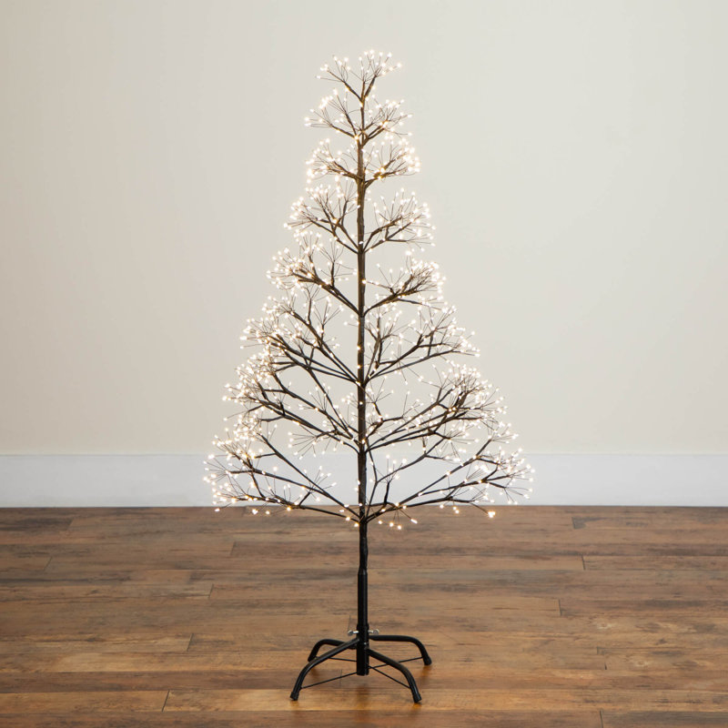4' Pre-Lit Halloween Starburst Tree