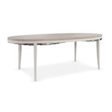 Caracole Classic Oval Solid Wood Extendable Dining Table