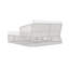 Amelia 62.6" Wide Outdoor Reversible Patio Daybed with Cushions-1139478589