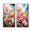 Ensemble de salon mural Coral Reef Barrier Gracefulness - Assortiment de bouquets de 2-621608919-621608936