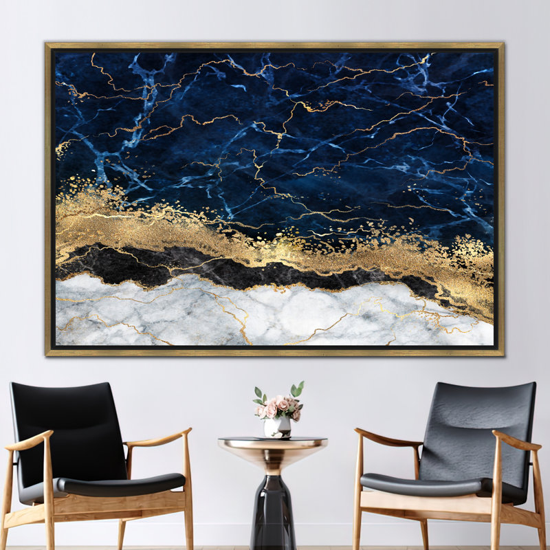 Print on Canvas, Gold Floater Framed, 60 cm H x 90 cm W