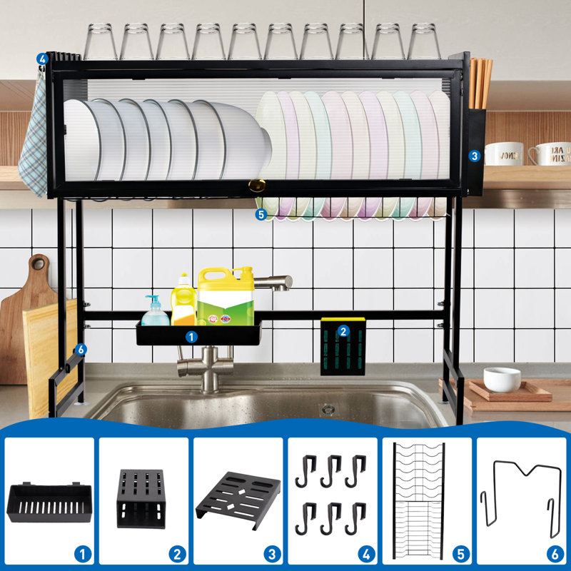Over The Sink Dish Drying Rack