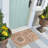Tollette Geometric Synthetic Non-Skid Kitchen Mat-1692838896