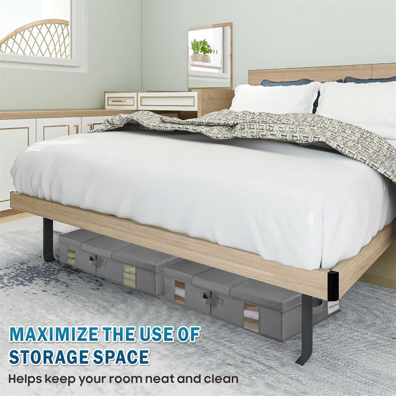 Ebern Designs Fabric Underbed Storage