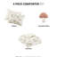Lit double / grand, décor à thème champignon, literie lavable à la machine avec champignon, microfibre, microbienne