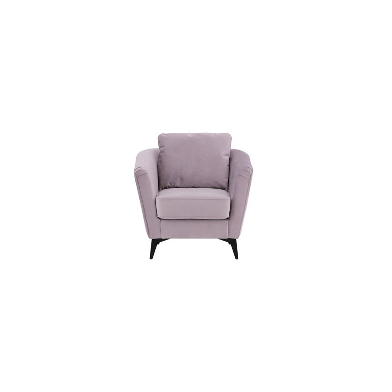 Upholstered Armchair, Purple