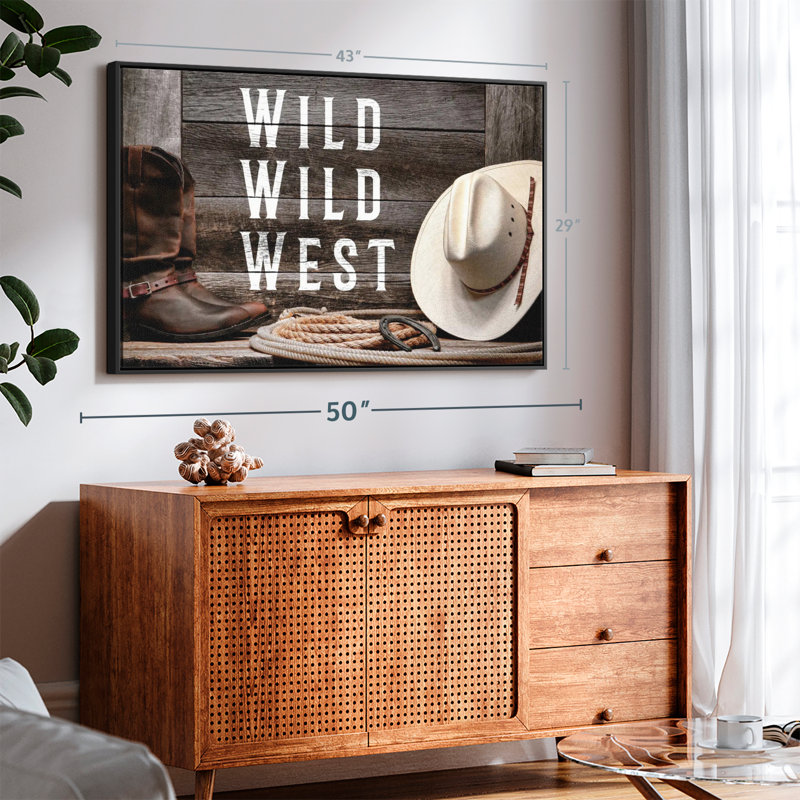 «Wild Wild West», reproduction sur toile, H 29 po x l 43 po