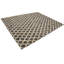 Tapis gris moderne en similicuir 8X10