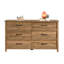 Commode double à 6 tiroirs de 56,2 po Kentwood Jaia-74292523