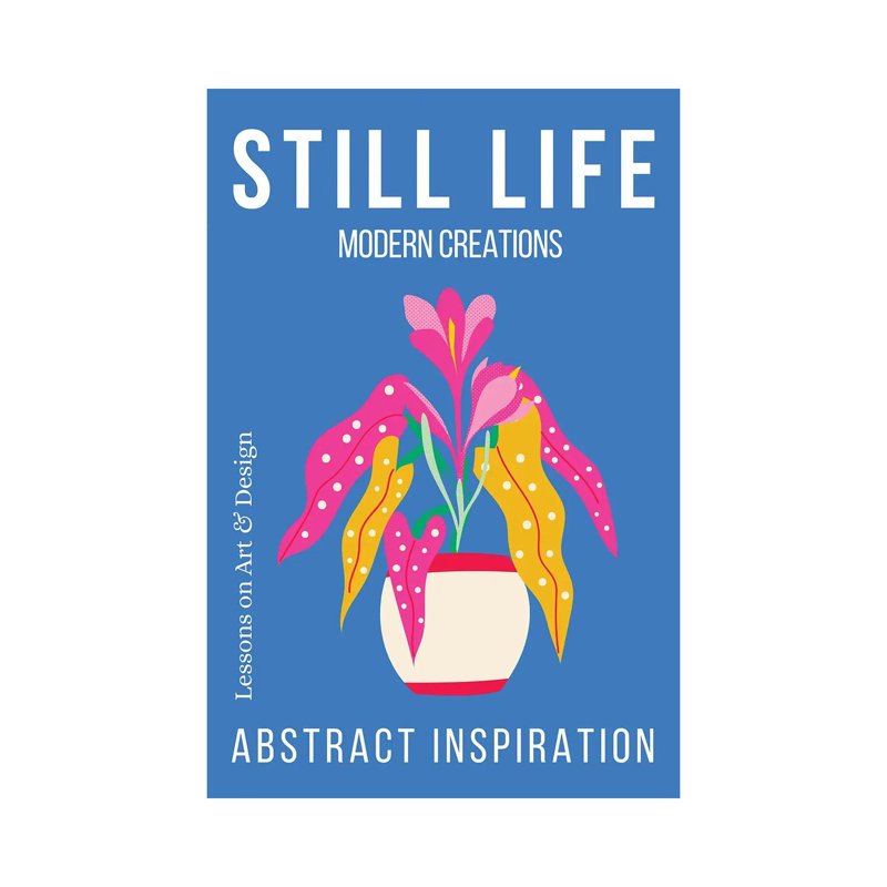 Still Life Abstract Plant On Blue Background by Design Harvest - Wrapped Canvas Print, 66.04 cm H x 45.72 cm W x 1.91 cm D
