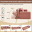 2 Seater Velvet Loveseat-1889045915
