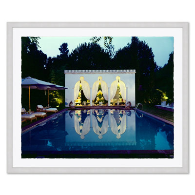 Vogue Magazine, "Valentino's Swimming Pool", Horst P. Horst, August 1, 1974 Print by Condé Nast