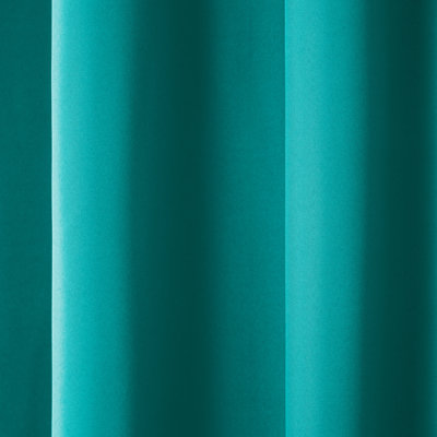 TOWN & COUNTRY BASICS Cabana Solid Indoor Outdoor Light Filtering Grommet Top Curtains 2-Pack Set