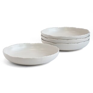 Ceramic Fluted Bowls, Soup Bowls Set, 17 OZ Portion Control Bowls for Ice  Cream, Dessert, Cereal, Fruit, Salad, Pasta, Dishwasher & Microwave Safe -  Set of 4 (Jade) 