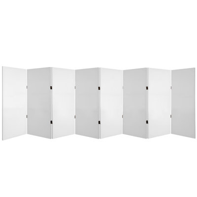 Amanveer 3 Ft. Short Canvas Folding Screen by Ebern Designs