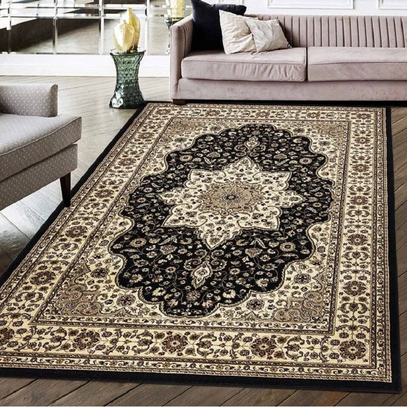 Geometric Indoor / Outdoor Area Rug, Runner 60 x 220 cm