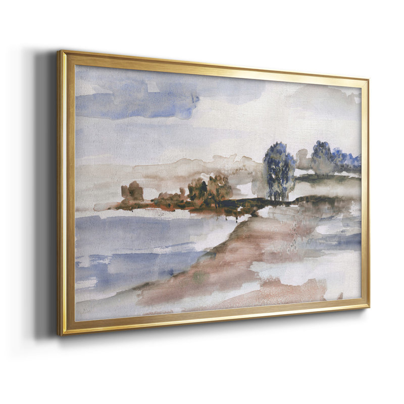 Mountain Cove - Reproduction de photo sur toile simple, H 30,5 po x l 42,5 po x P 1 po, Or
