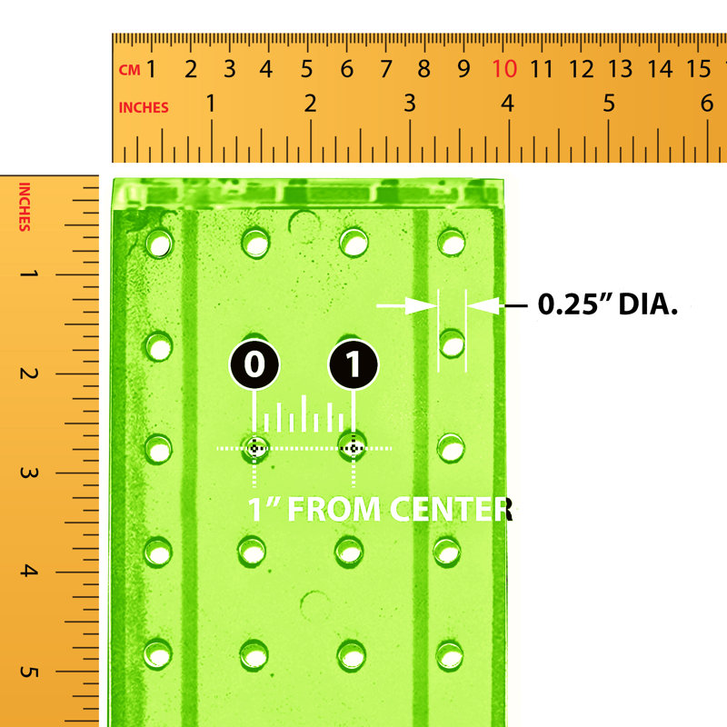 Présentoir de comptoir pivotant à 4 côtés l 4 po x H 12 po avec 16 crochets 2 po