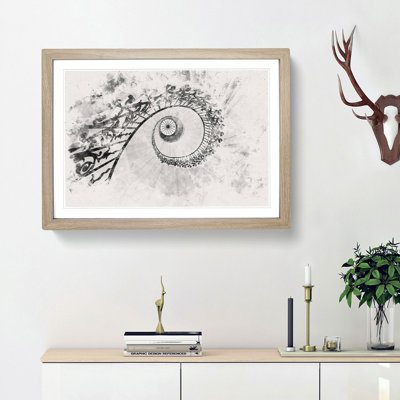 Spiral Staircase - Picture Frame Graphic Art Print