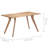 Folcroft Dining Table Kitchen Table Dining Room Dinner Table Solid Acacia Wood-1813649211