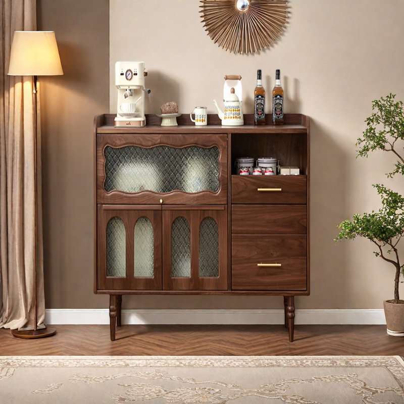 Armoire de rangement simple pour le salon, H 37,4 po x l 39,37 po x P 15,75 po