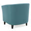 Fauteuil club en tissu bleu sarcelle avec assemblage de lumière requis, siège profond de 30 po pour le salon ou la chambre à coucher