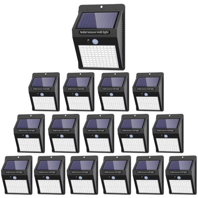 16 Pack 30 LED Solar Motion Sensor 3 Models Light IP65 Waterproof Outdoor Light For House