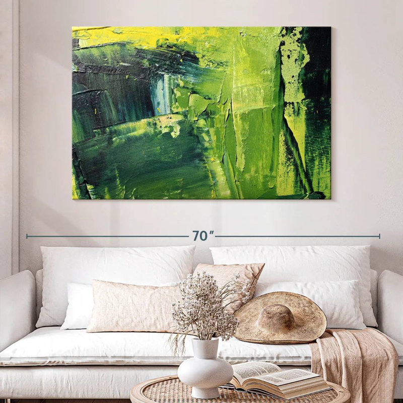 Avery Impasto Abstract, 34" H x 51" W