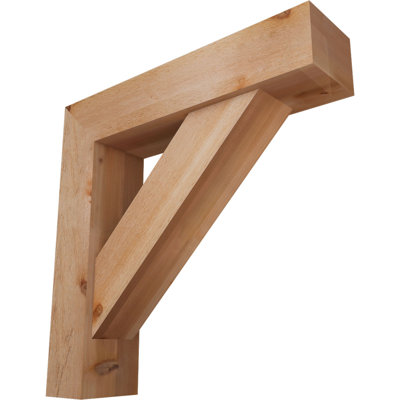 Traditional Block Bracket with Offset Brace