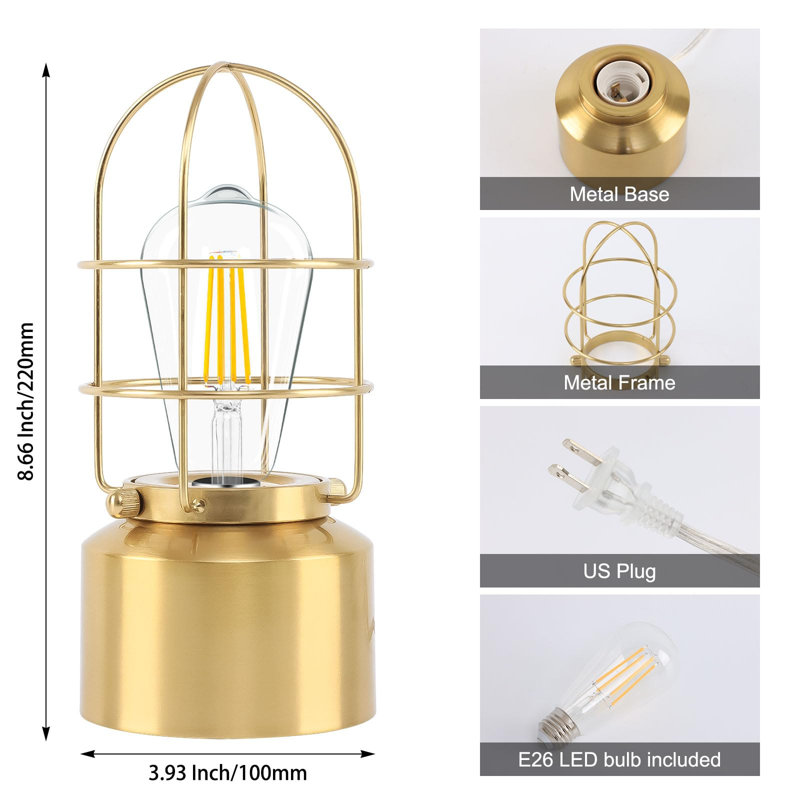 Lundeen Novelty Lamp, Gold