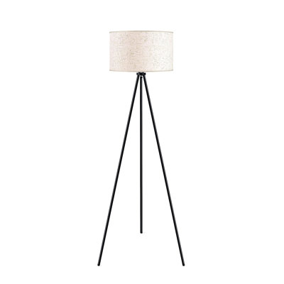 Zawadi 59'' Black Tripod Floor Lamp