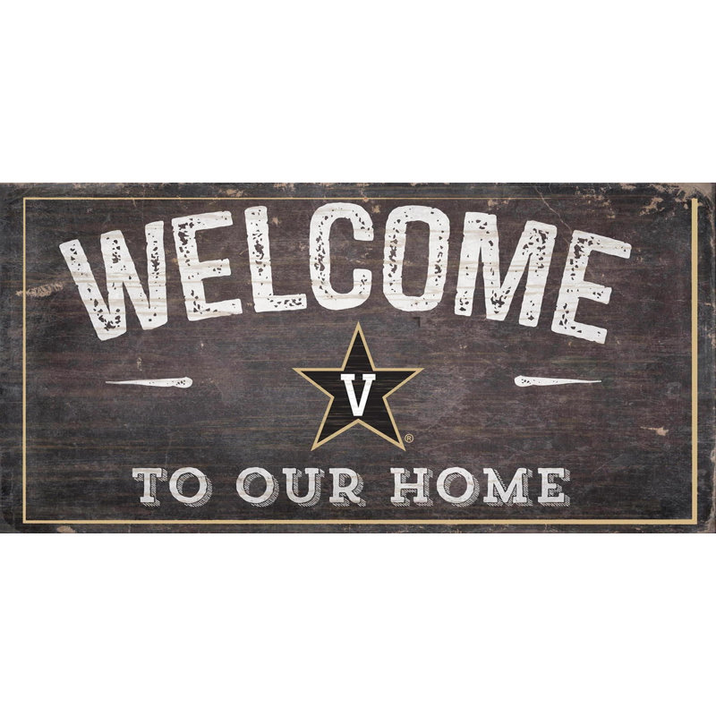 Décoration murale ncaa welcome, Commodores de Vanderbilt