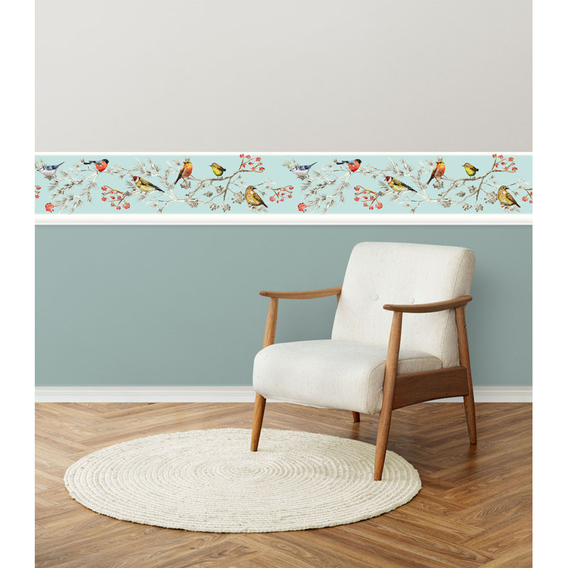 Bordure de papier peint à peler et coller avec des styles d'intérieur Foresty et Nature - GB30011