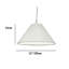 16cm H Cotton Empire Lamp Shade ( Screw On )-572021024