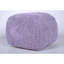 Repose-pieds carré en microfibre lavande Spongy