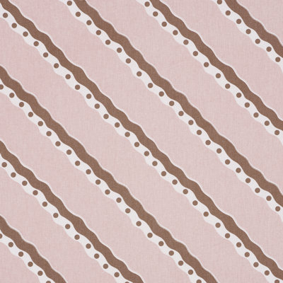 Tissu à rayures rousseau