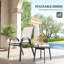 Ensemble de 2 chaises de jardin d'extérieur empilables-968999201